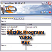 Türkce Lazca Sözlük Programı